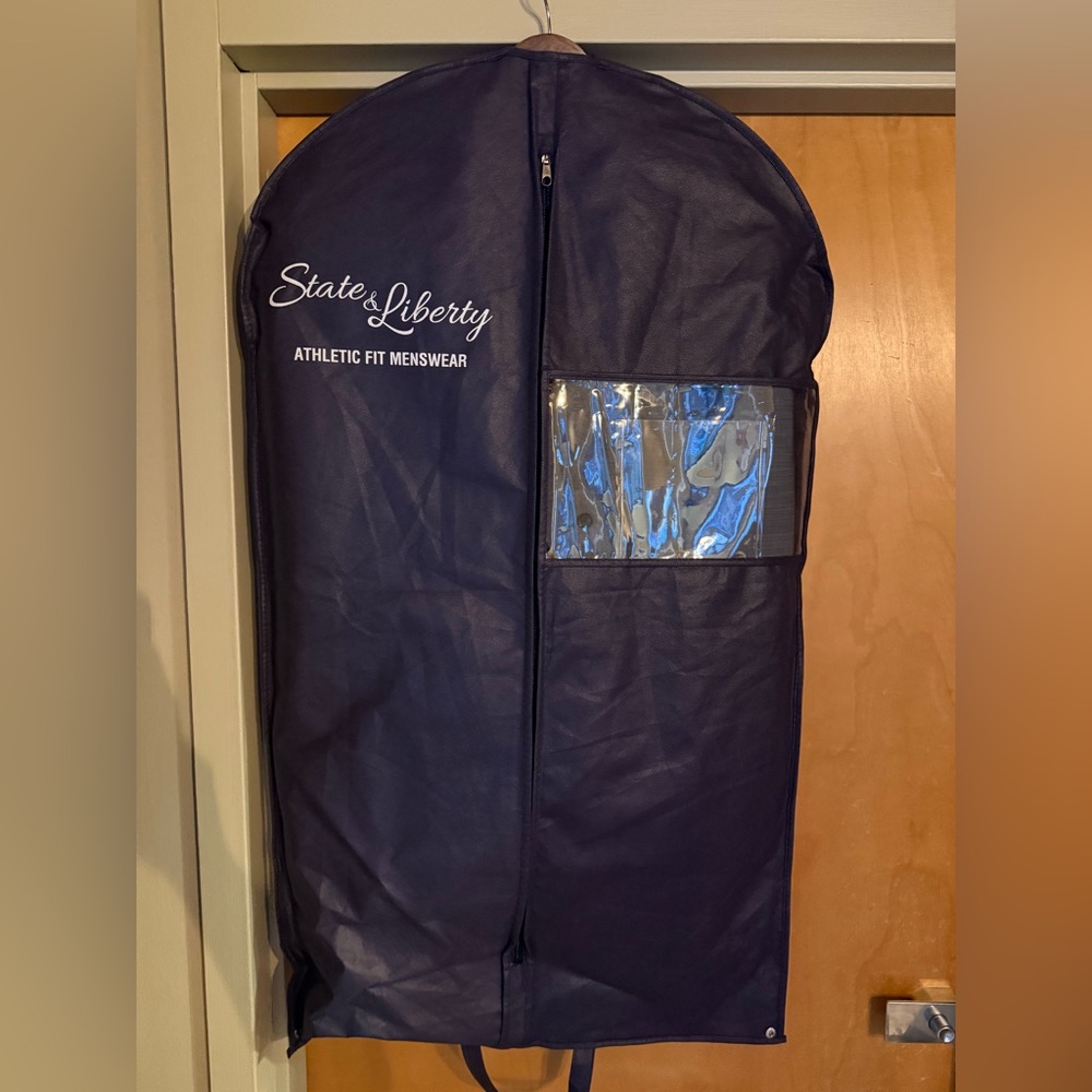Men's Heathered Navy Suit